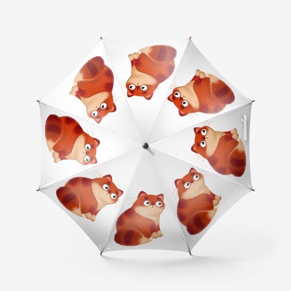 Зонт «рыжий котенок»