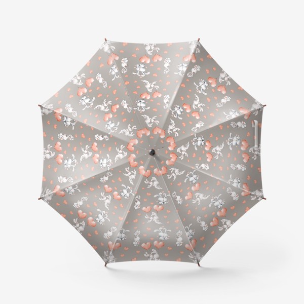 Зонт «Влюбленные зайчики»