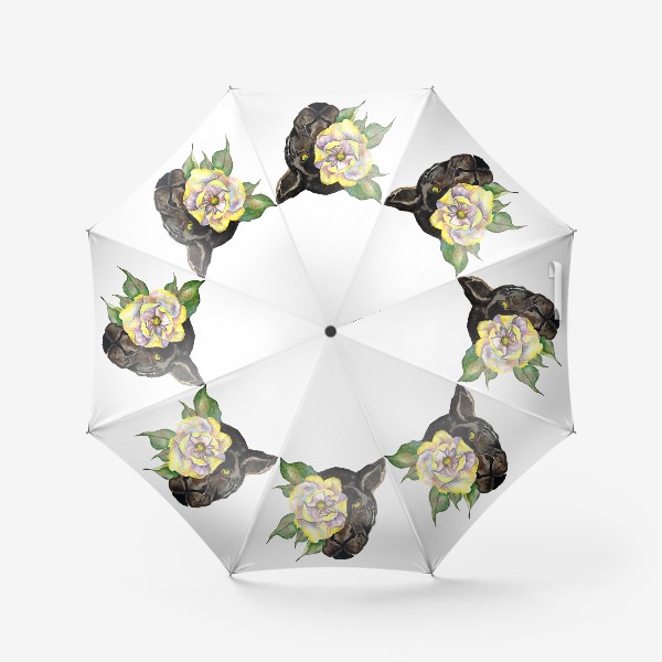 Зонт «Пантера цветок»