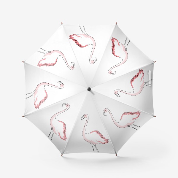 Зонт «Фламинго. Минимализм.»