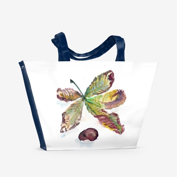 Пляжная сумка «Каштановая осень»