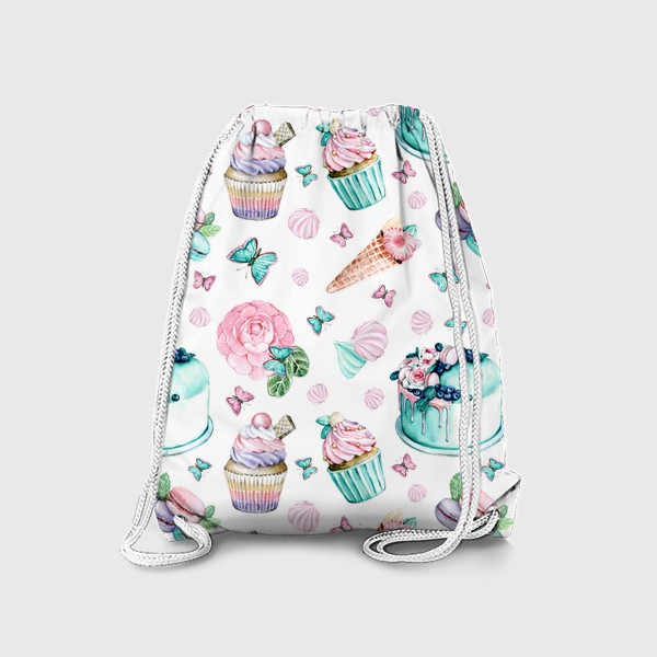 Рюкзак «Сладости и бабочки»