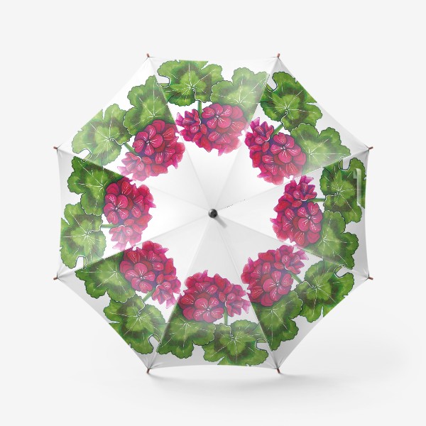 Зонт «Цветы герани»