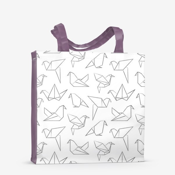Сумка-шоппер «Оригами птицы»