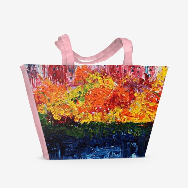 Пляжная сумка «Осенний город»