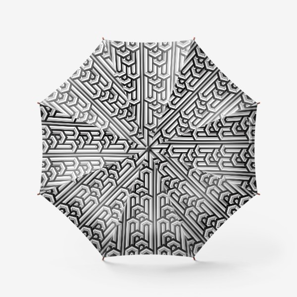 Зонт «Не простая геометрия, паттерн»