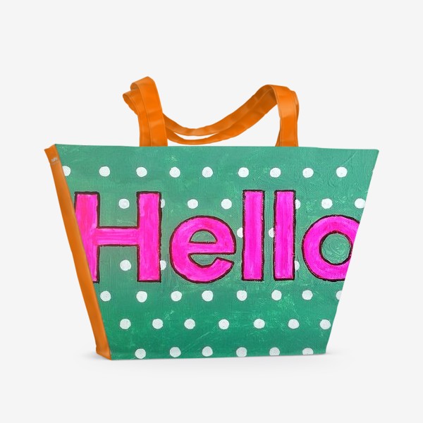Пляжная сумка «hello»