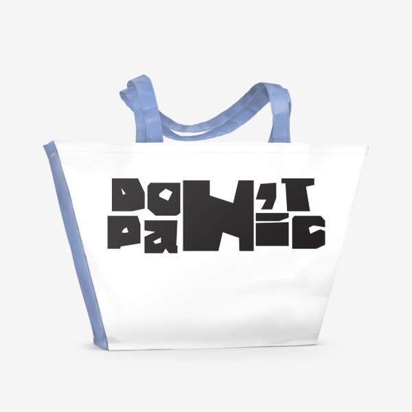 Пляжная сумка «Don`t panic»