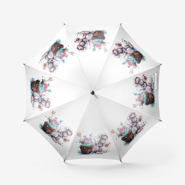 Зонт «нюхль белый»