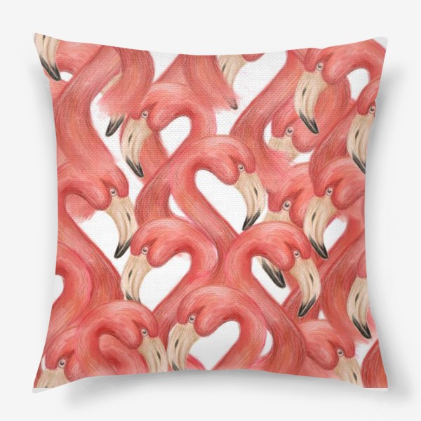 Подушка «Розовый фламинго»