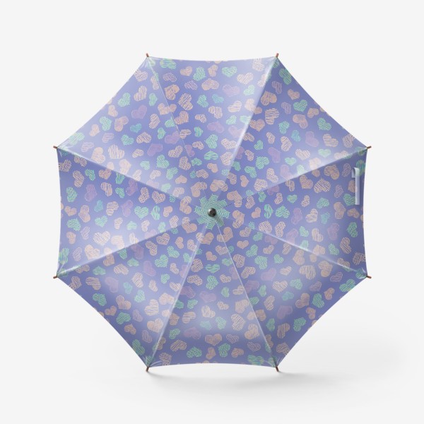 Зонт «Сердечки, сердечки»