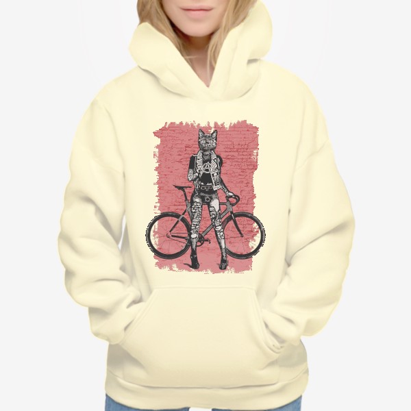 Худи «Bike Punk Cat»