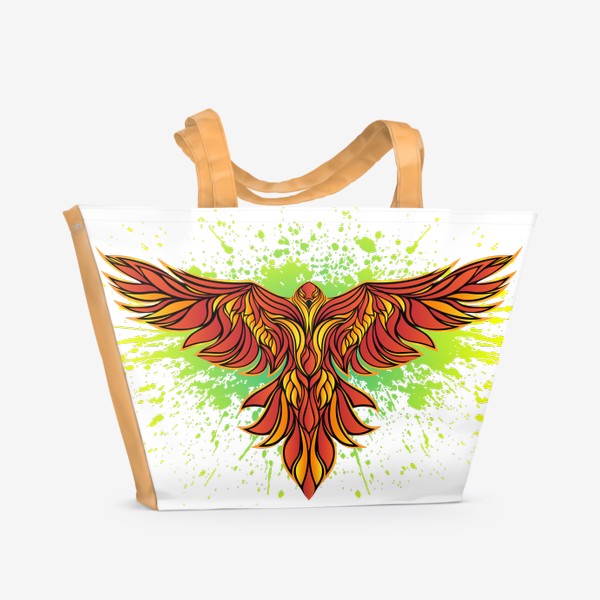 Пляжная сумка «Весенняя пташка »