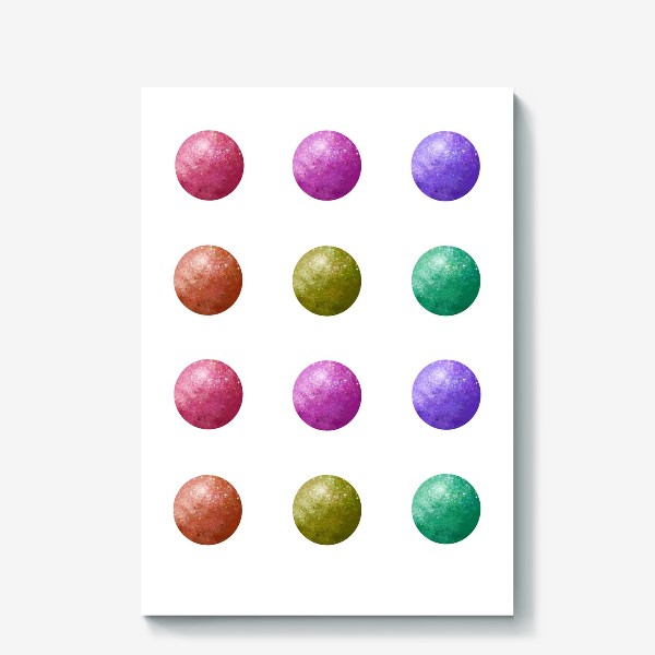 Холст «Цветные шарики»