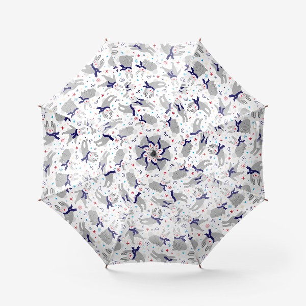 Зонт «Милые летающие зайки »