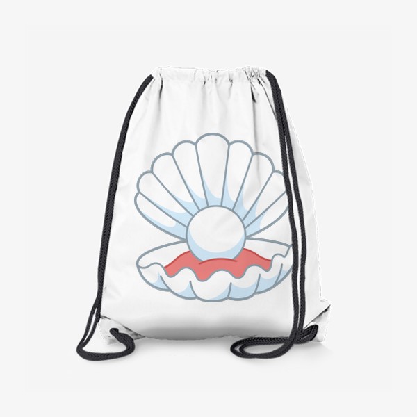 Рюкзак «Белая ракушка с жемчужиной»