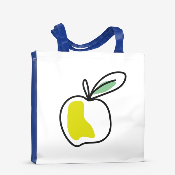 Сумка-шоппер «Желтое яблоко»