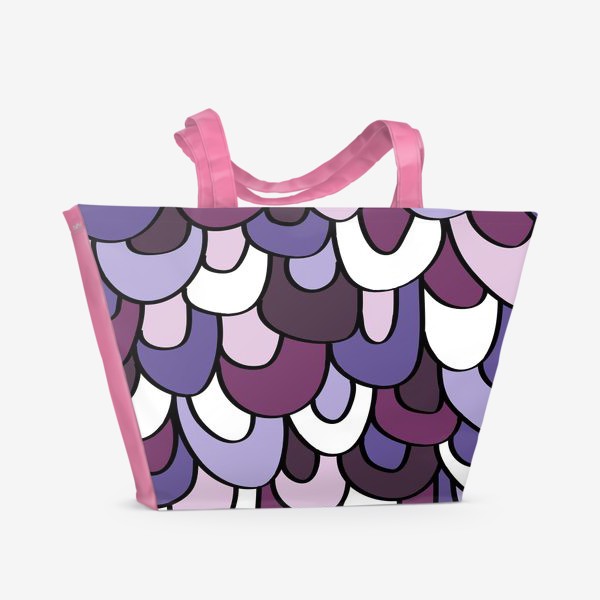 Пляжная сумка «Цветные перья»