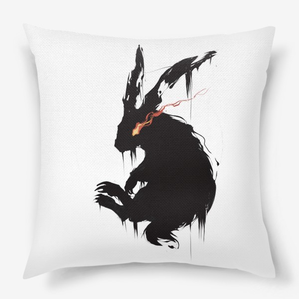 Подушка «Черный Кролик »