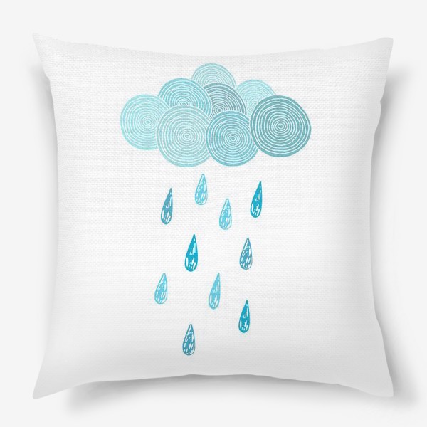 Подушка «Облако с дождем»