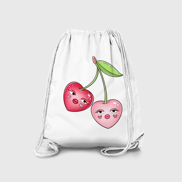 Рюкзак «Вишневые сердечки»