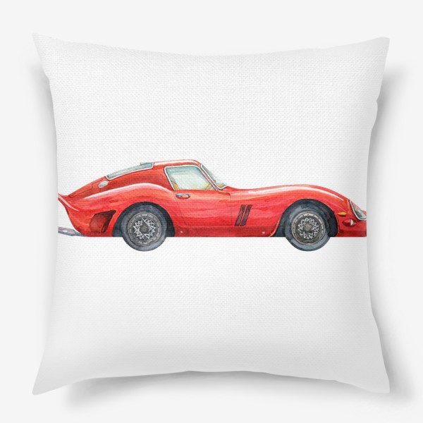 Подушка «Феррари 250 GT красная»