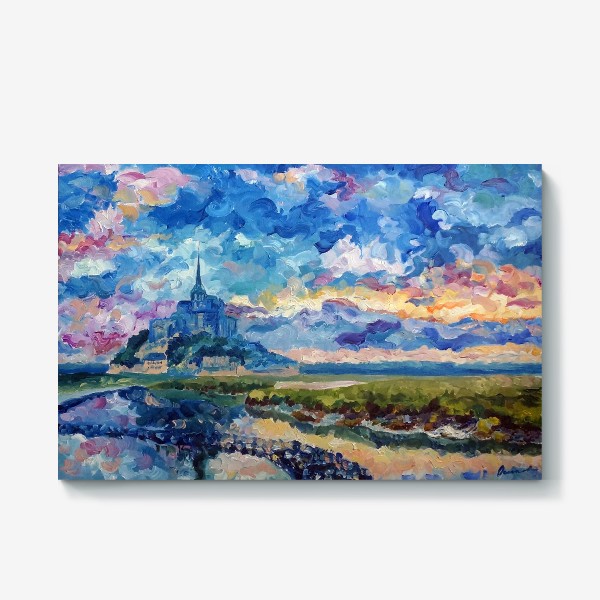 Холст «Mont Saint Michel»