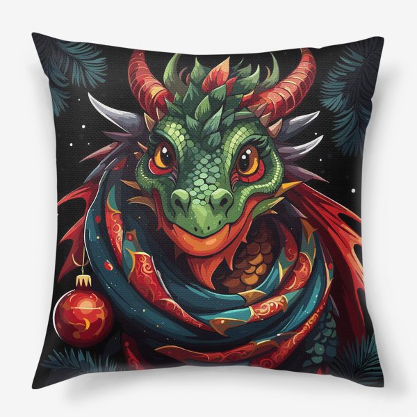 Подушка «Новогодний дракон»