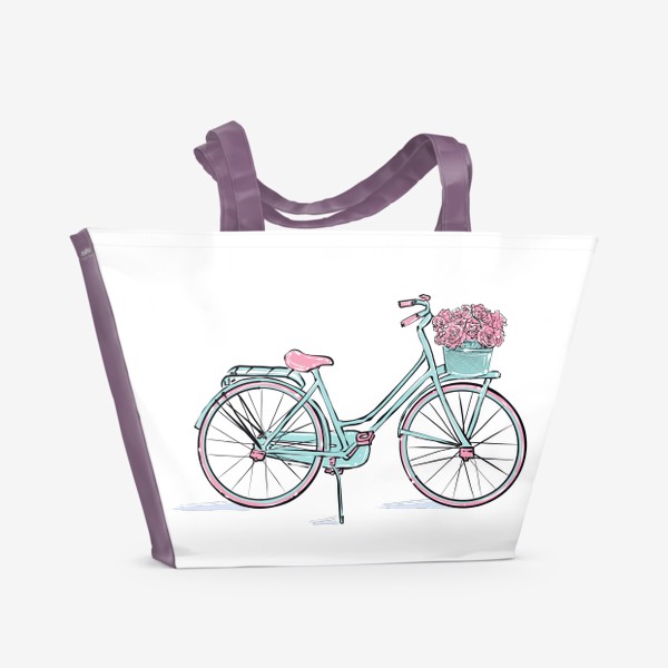Пляжная сумка «Велосипед»