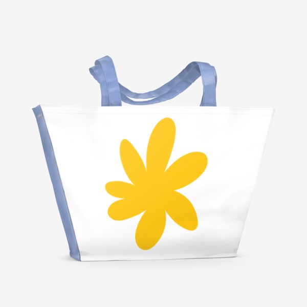 Пляжная сумка «Желтый цветок»