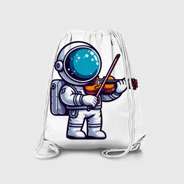 Рюкзак «Космонавт играет на скрипке»