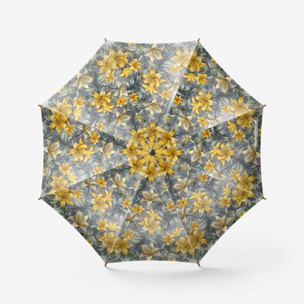 Зонт «Желтые лилии»