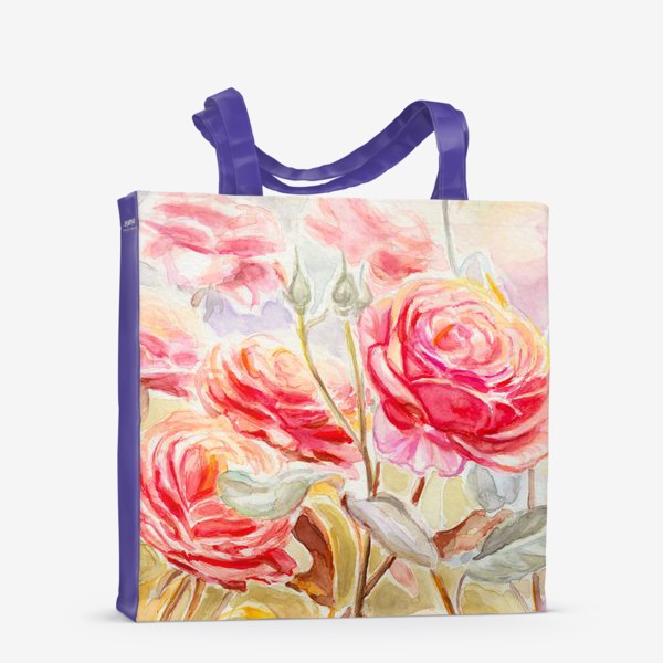 Сумка-шоппер «Розы в саду»