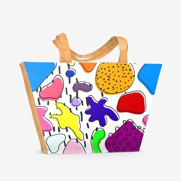 Пляжная сумка «Цветная абстракция»