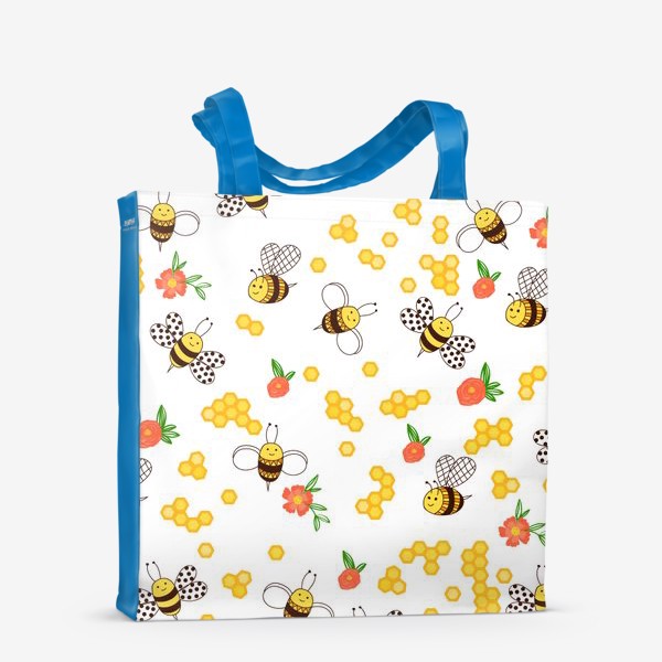 Сумка-шоппер «Пчелки ищут цветочки»