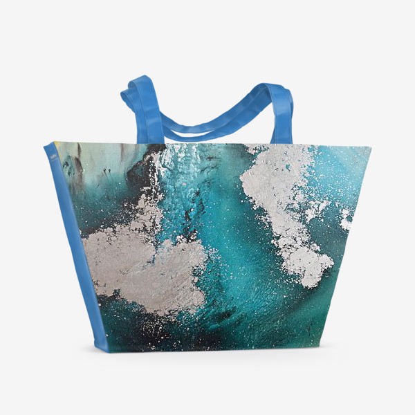 Пляжная сумка «Океан абстракция»