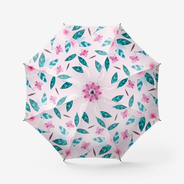 Зонт «Букет роз. Узор»