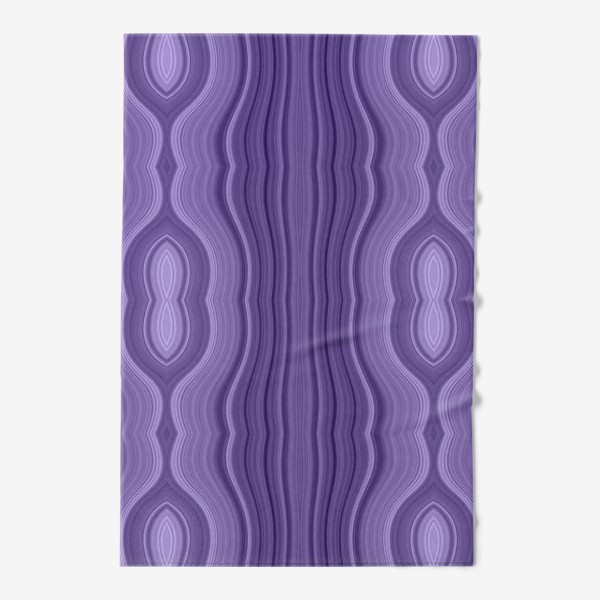 Полотенце &laquo;Фиолетовые волнистые линии&raquo;