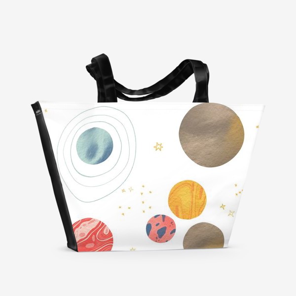 Пляжная сумка «парад планет»