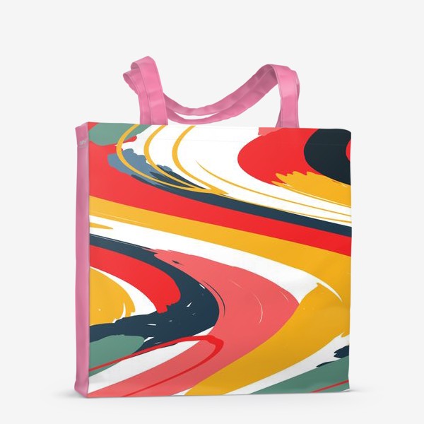 Сумка-шоппер «Разноцветные волны»