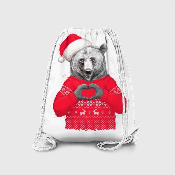 Рюкзак «Новогодний медведь»