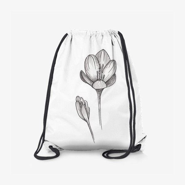 Рюкзак «Скетч цветок2»