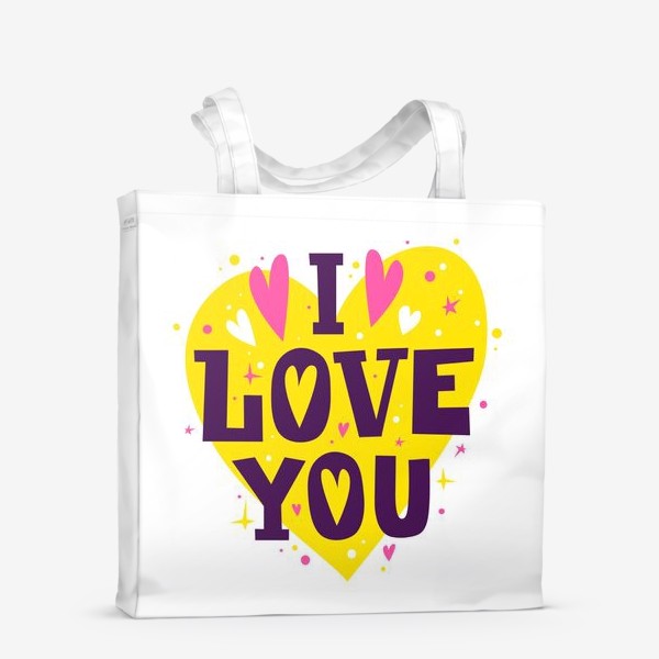 Сумка-шоппер «I love you»