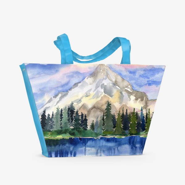 Пляжная сумка «горный пейзаж»