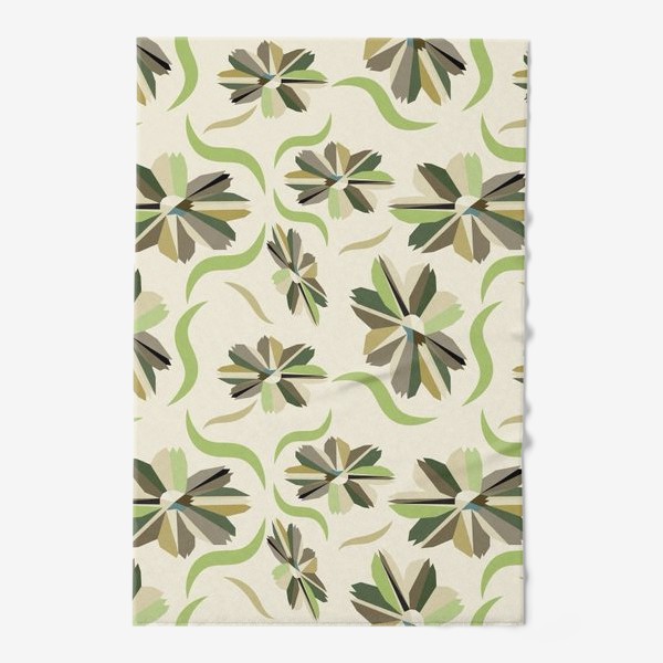 Полотенце «abstract seamless floral pattern exotic shapes»