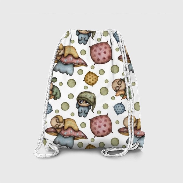 Рюкзак «Детская иллюстрация, спящие питомцы»