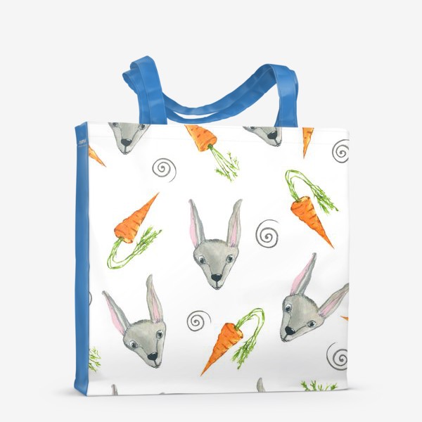 Сумка-шоппер «Заяц и морковь»