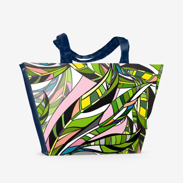 Пляжная сумка «Листья яркие»