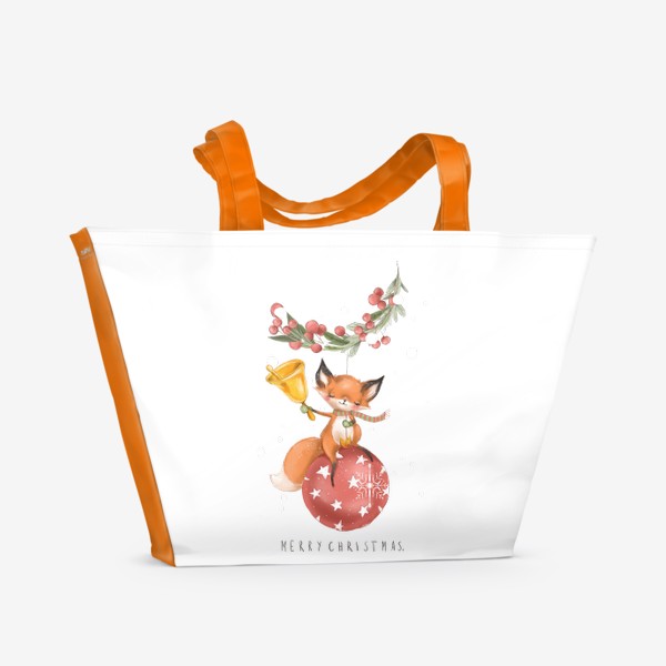 Пляжная сумка «Новый год и Рождество»