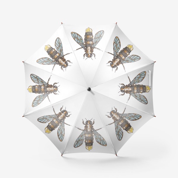 Зонт «Стимпанк жуки»